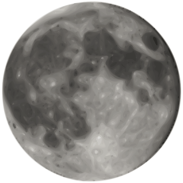 SVG Full Moon