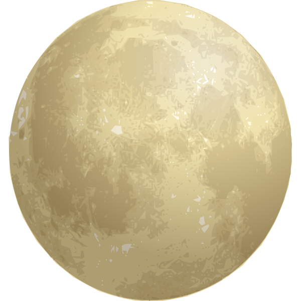 SVG Full moon vector drawing