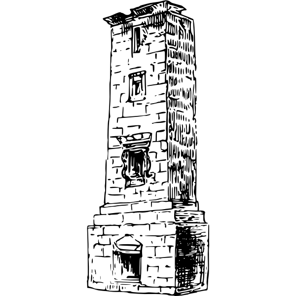 SVG Funerary tower