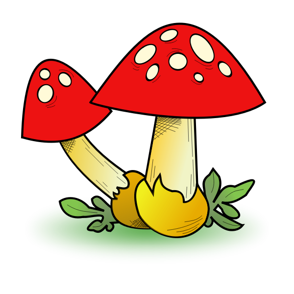 SVG Fungal forest