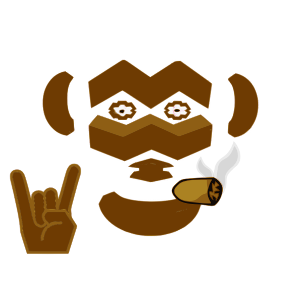 SVG Funky monkey