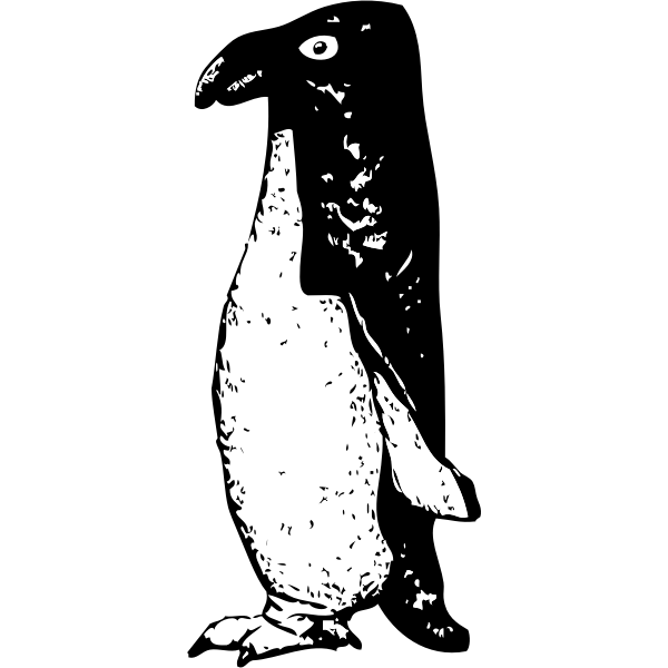 SVG funky penguin