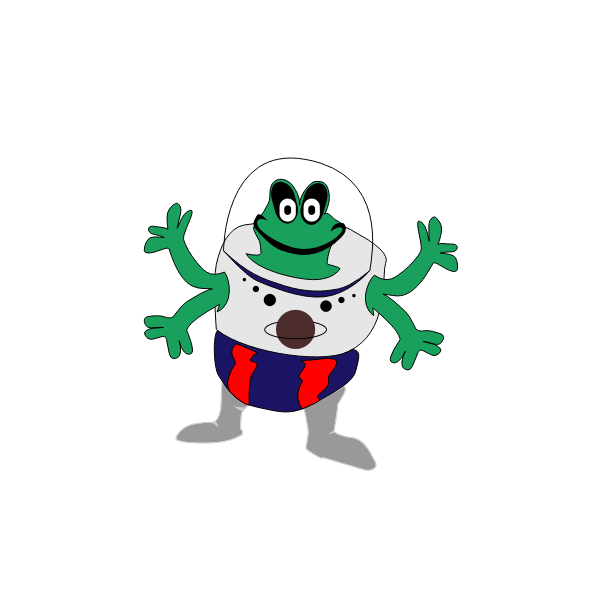 SVG Funny alien