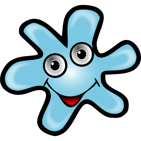 SVG Funny bacteria