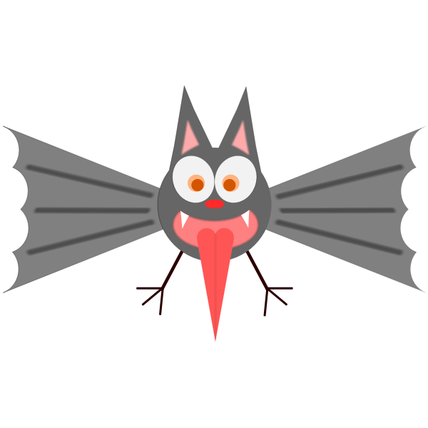 SVG Funny bat