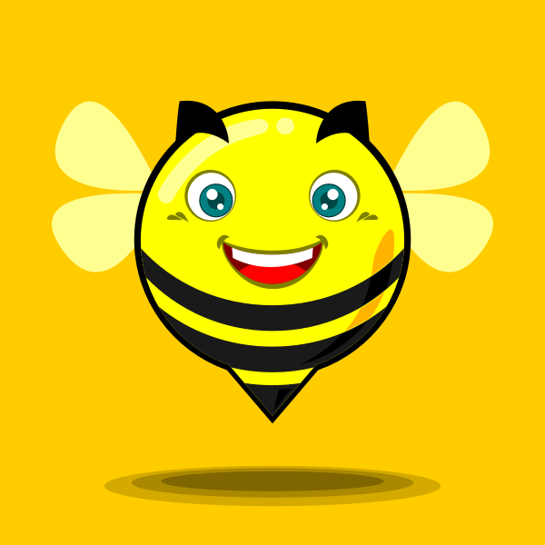 SVG Funny bee