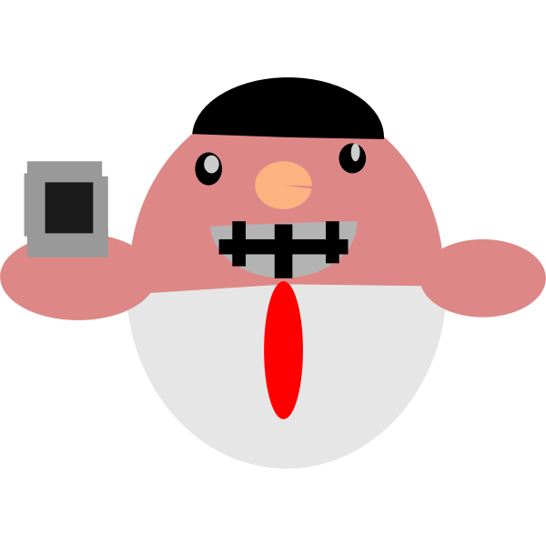 SVG Funny cartoon charater
