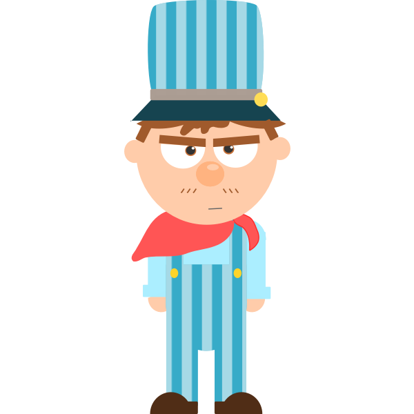 SVG Funny character