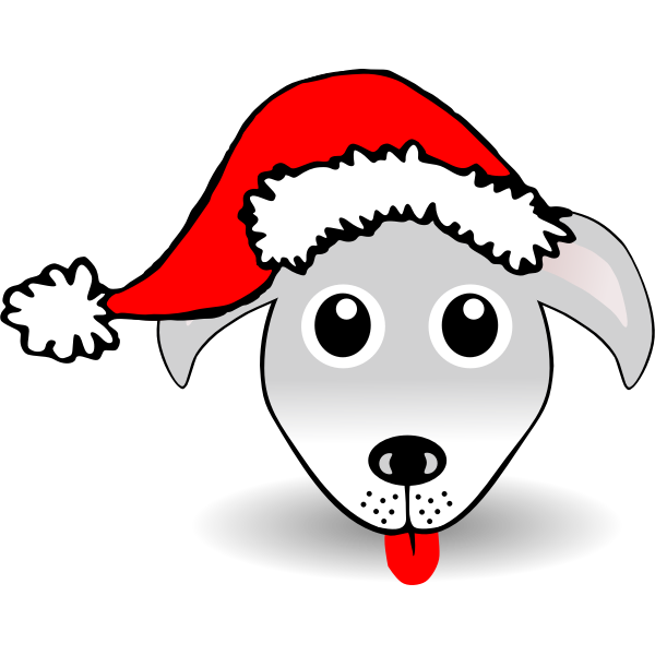 SVG Funny Dog Face Vector