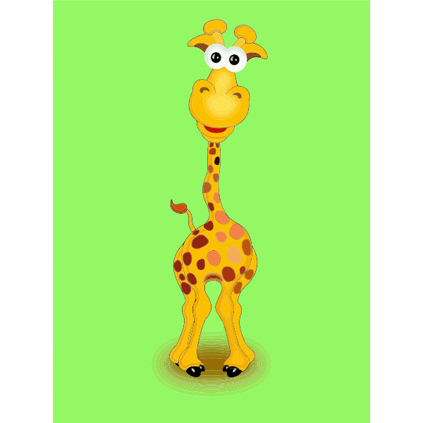 SVG Funny giraffe