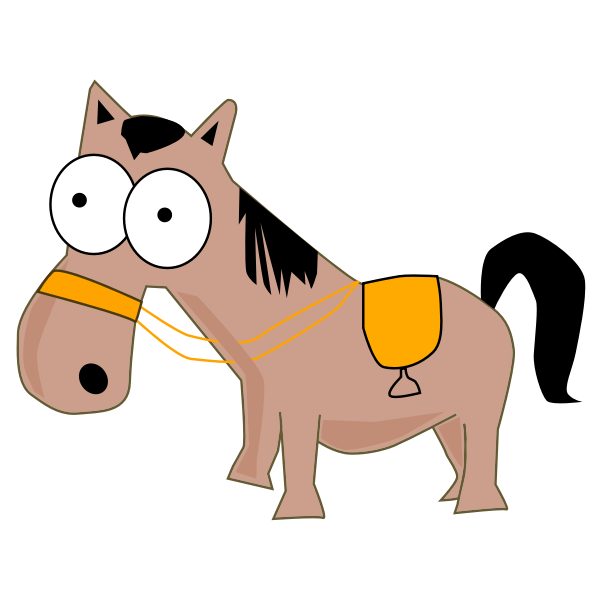SVG Funny horse