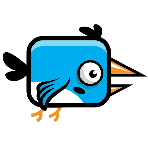 SVG Funny-looking bird