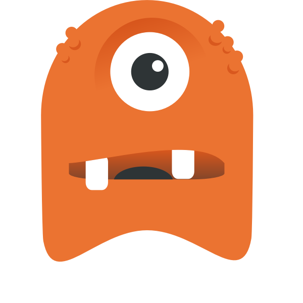 SVG Funny monster