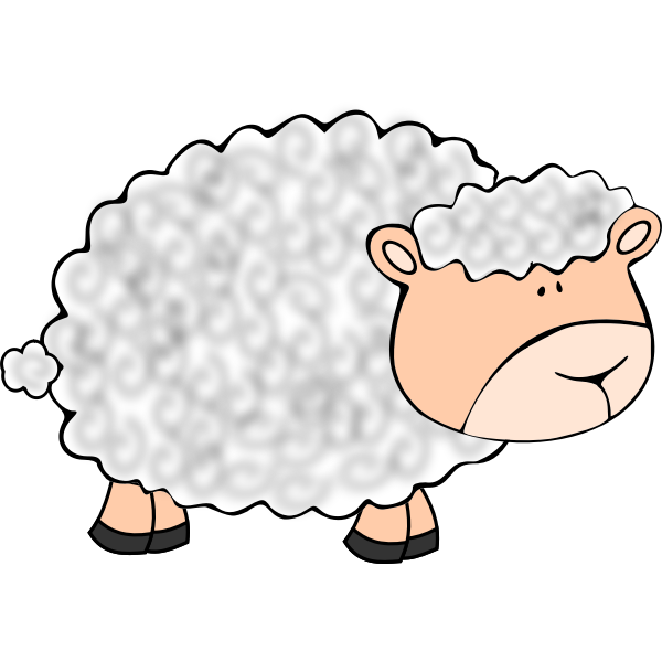 SVG Funny sheep