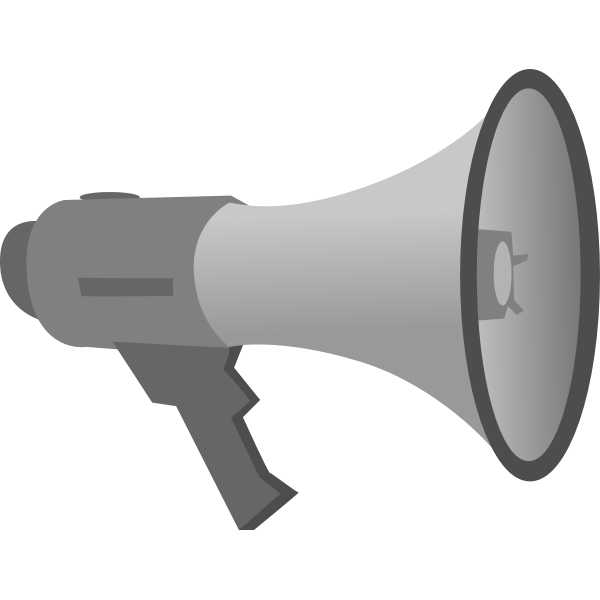 SVG FX13 megaphone
