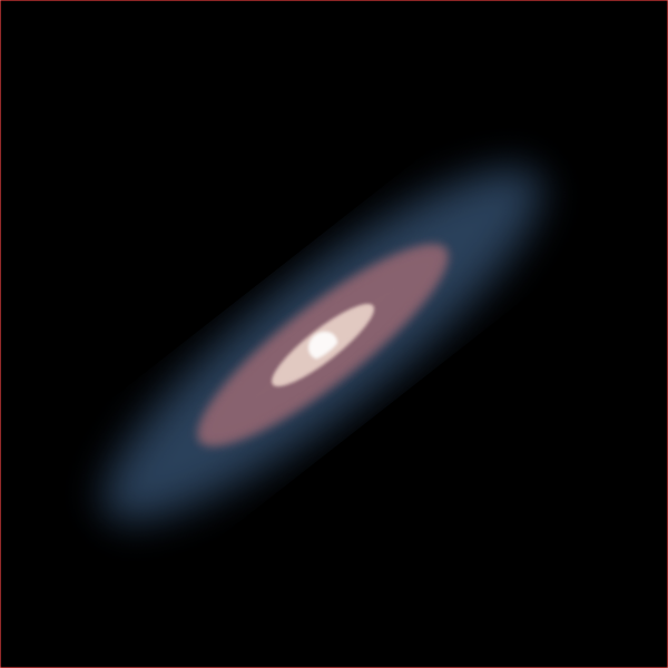 SVG Galaxy in space