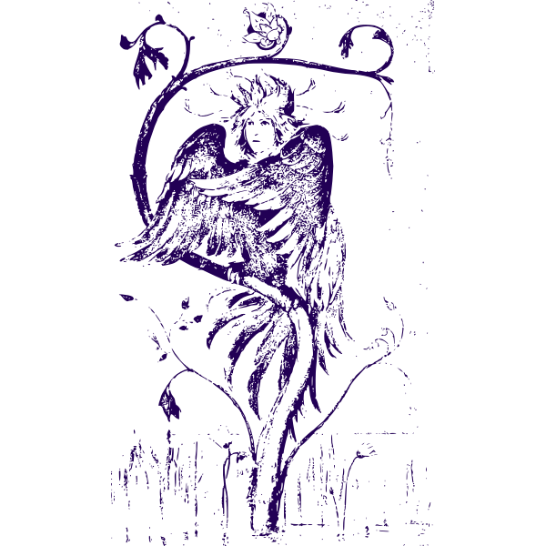 SVG Gamayun vector image