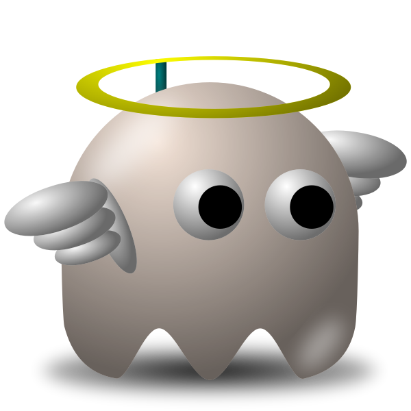 SVG Game baddie angel vector image