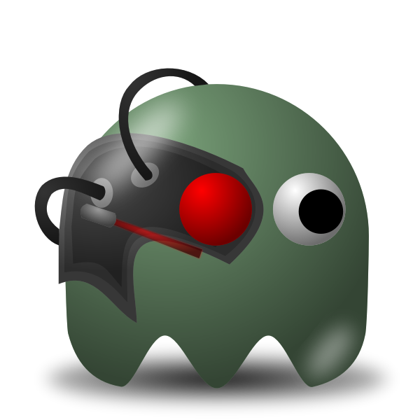 SVG Game baddie Borg vector image