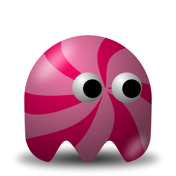 SVG Game baddie candy girl vector image