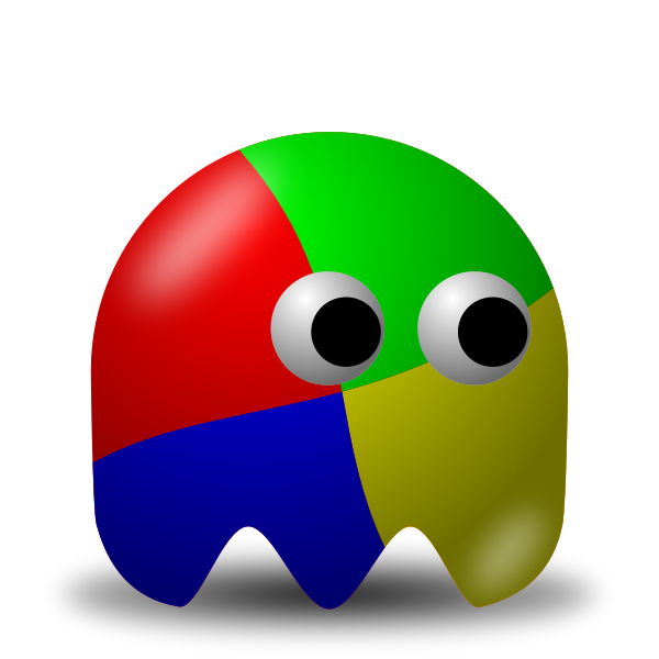 SVG Game baddie colorful guy vector image