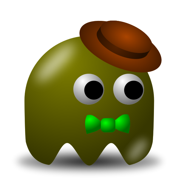 SVG Game baddie older gentleman vector image