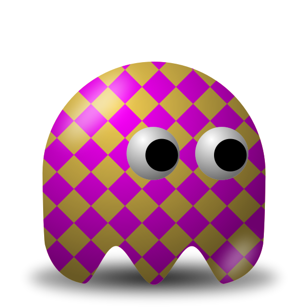 SVG Game baddie squarey guy vector image