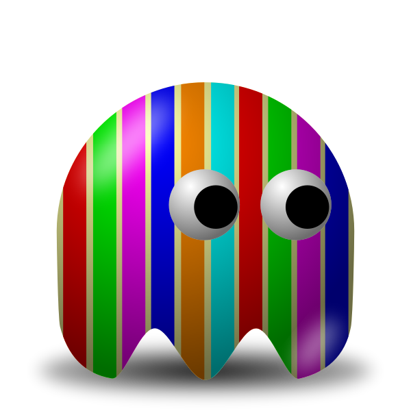 SVG Game baddie Stripey vector image