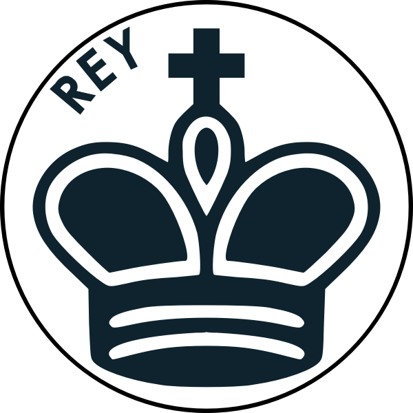 SVG Game board king vector image