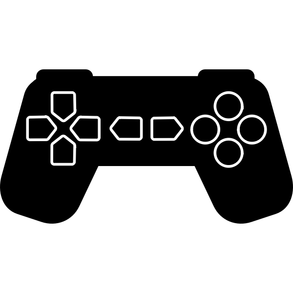 SVG Game Controller Outline 2