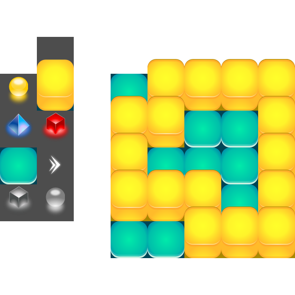 SVG Game graphics vector image