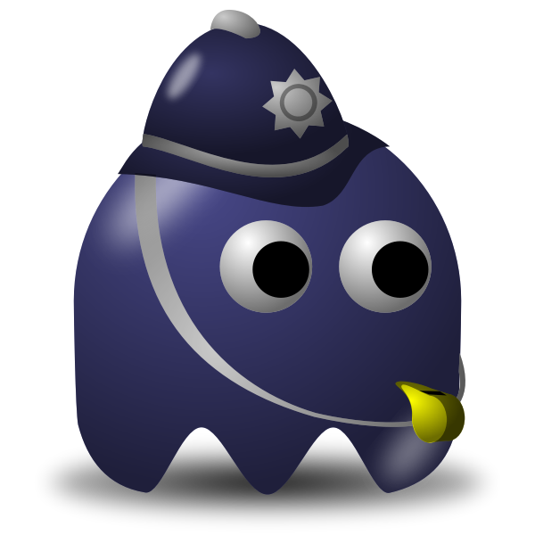 SVG Game sheriff icon vector illustration