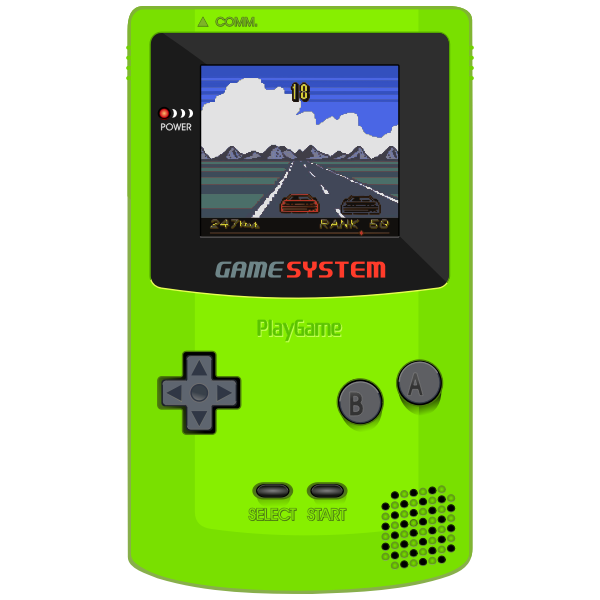 SVG GameBoy Color Clipart by DG RA