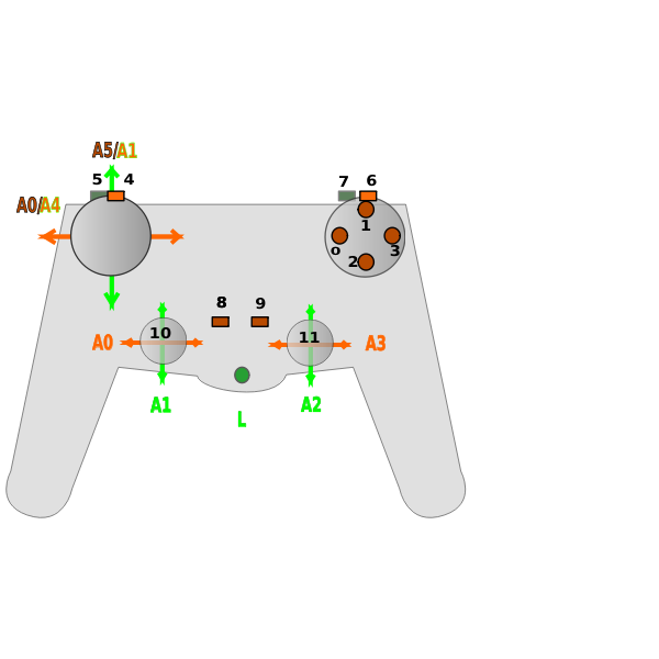 SVG Gamepad controller