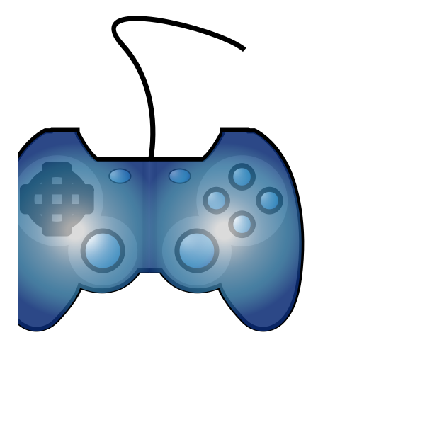 SVG Gaming pad vector image