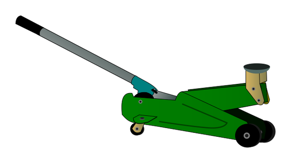 SVG Garage floor jack
