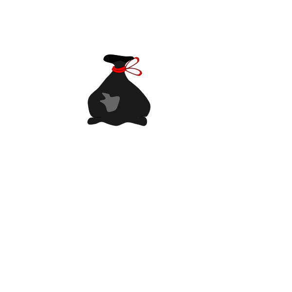 SVG Garbage bag