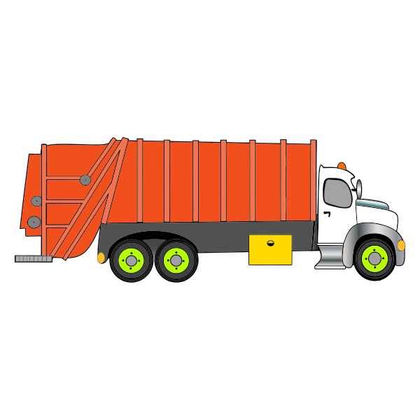 SVG Garbage Truck