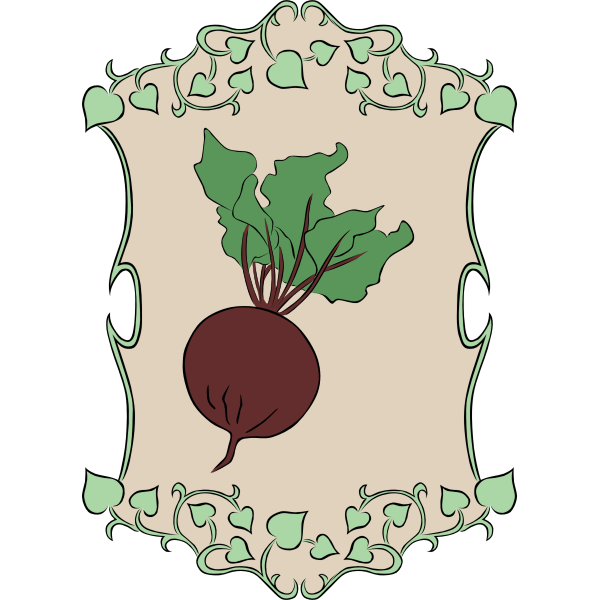 SVG Garden Sign Beet