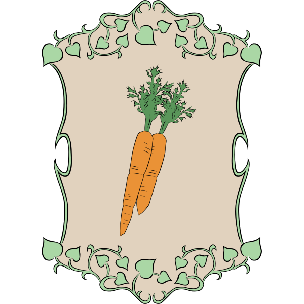 SVG Garden Sign Carrots