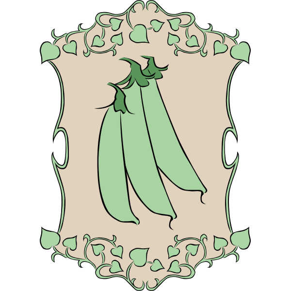 SVG Garden Sign Peas
