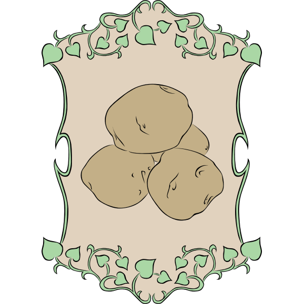 SVG Garden Sign Potatos