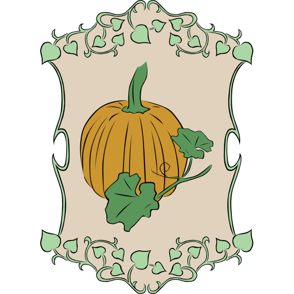 SVG Garden Sign Pumpkin