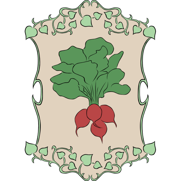 SVG Garden Sign Radish