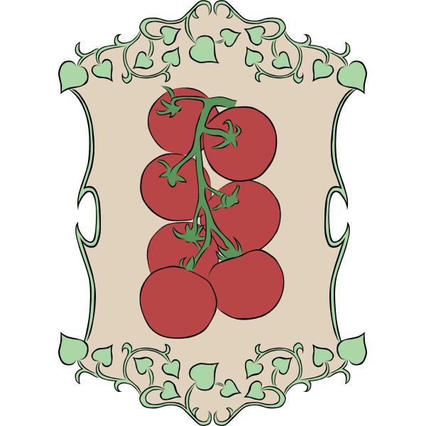 SVG Garden Sign Tiny Tomatos