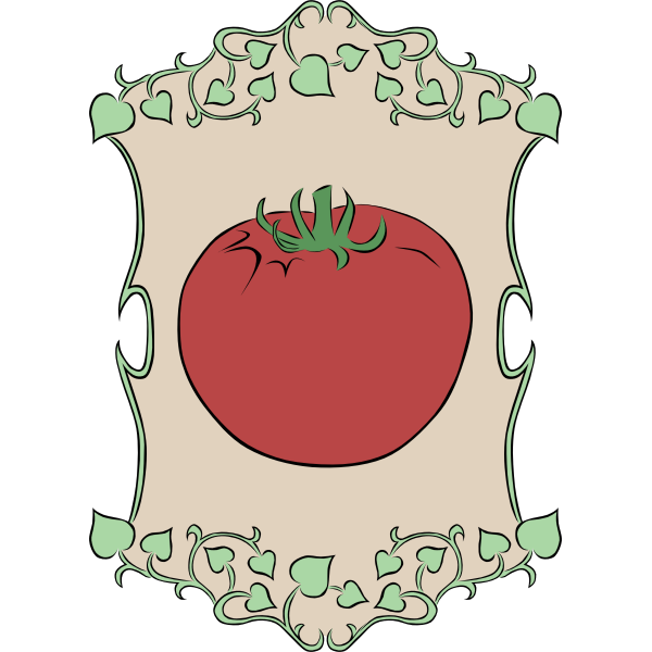 SVG Garden Sign Tomato
