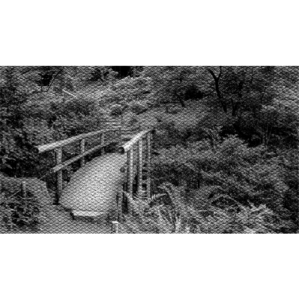 SVG Garden with bridge