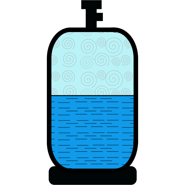SVG Gas cylinder