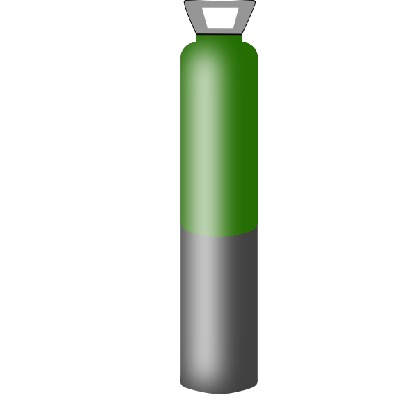 SVG Gas cylinder vector illustration