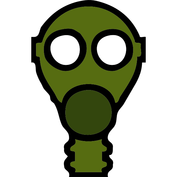 SVG gas mask
